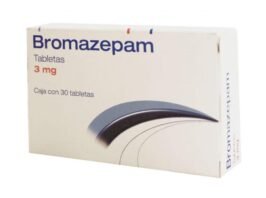 Bottle of Bromazepam Generic 6mg tablets for anxiety relief
