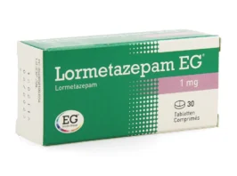 Blister pack of Lormetazepam EG 2mg tablets for insomnia treatment