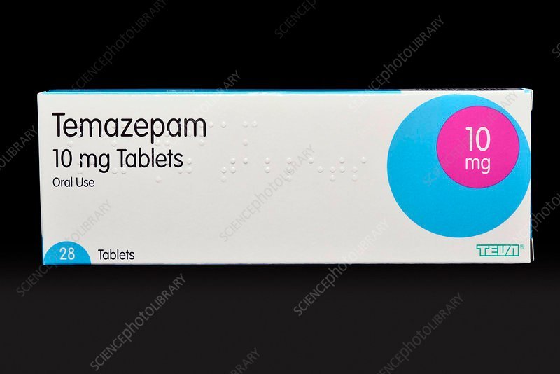 Authentic Temazepam TEVA white capsules bottle - Buy Temazepam TEVA for insomnia treatment