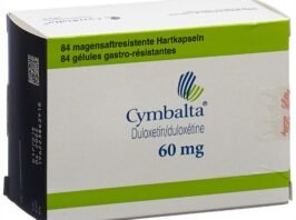 Alt Text: Original Cymbalta 60mg capsule Eli Lilly - Buy Cymbalta (Duloxetine) for fibromyalgia and depression