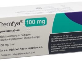 Tremfya One-Press Patient-Controlled Injector 100mg Guselkumab for Plaque Psoriasis Treatment