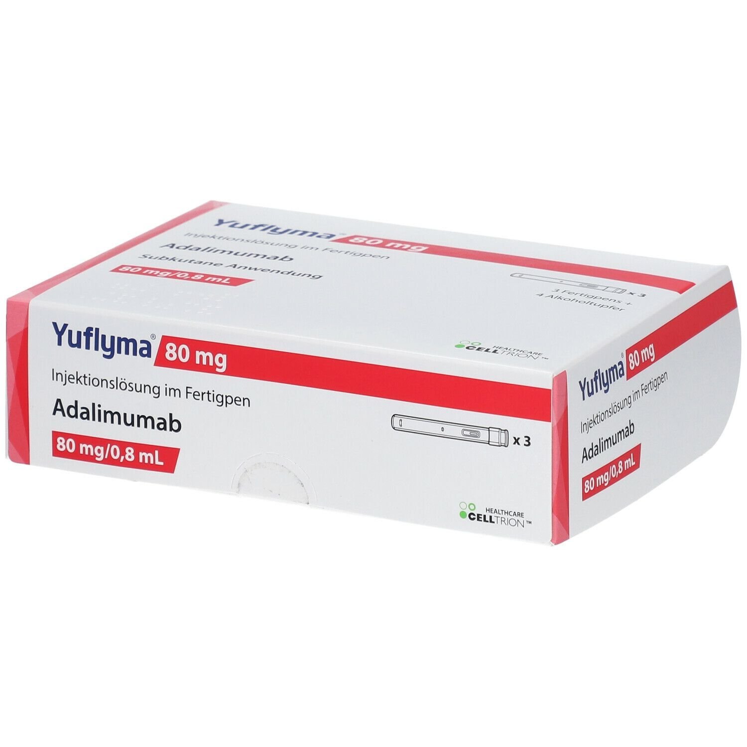 Authentic Yuflyma Adalimumab Citrate-Free Auto-Injector Pen by Celltrion